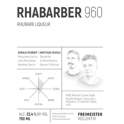 Rhabarber 960 Rhubarb Liqueur - Goro's Liquor