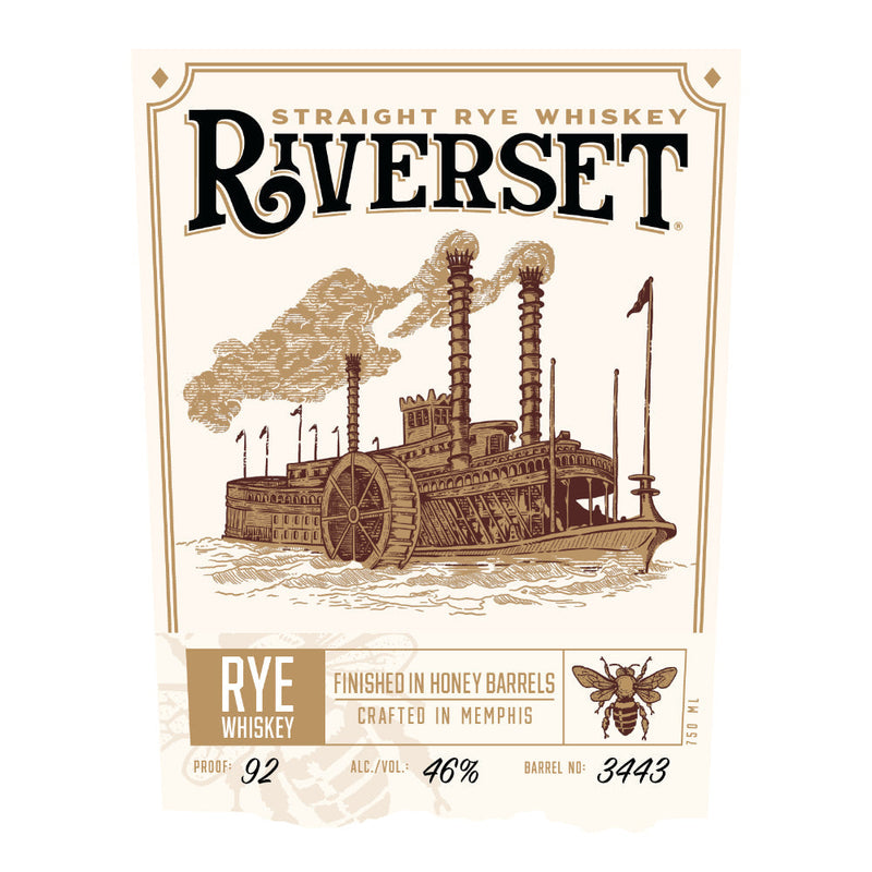Riverset Straight Rye Finished in Honey Barrels - Goro&
