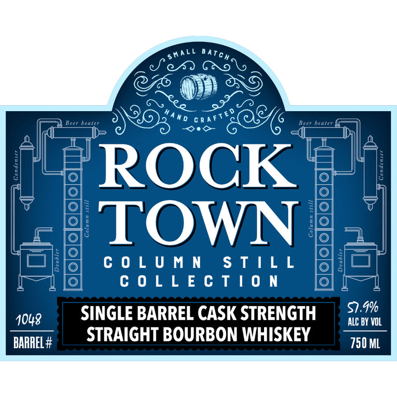 Rock Town Column Still Collection Single Barrel Cask Strength Straight Bourbon - Goro&
