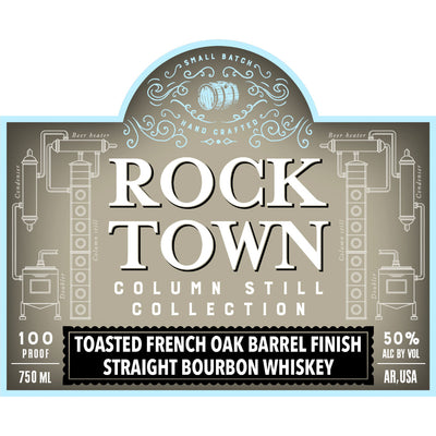 Rock Town Column Still Collection Toasted French Oak Finish Straight Bourbon - Goro's Liquor