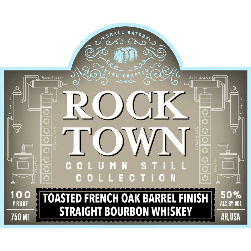 Rock Town Column Still Collection Toasted French Oak Finish Straight Bourbon - Goro&