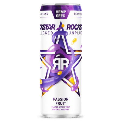 Rockstar Unplugged Passionfruit Energy Drink - Goro's Liquor