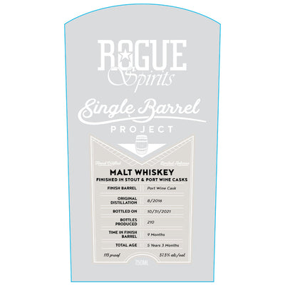 Rogue Single Barrel Project Malt Whiskey - Goro's Liquor
