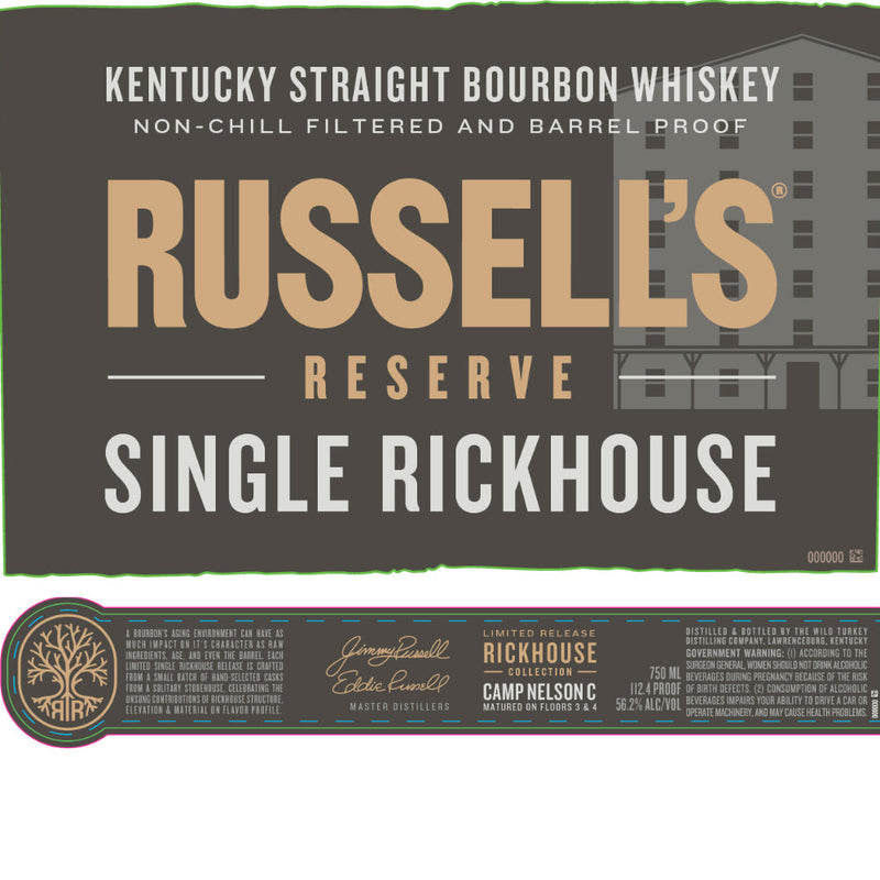 Russell’s Reserve Single Rickhouse Collection Camp Nelson C - Goro&