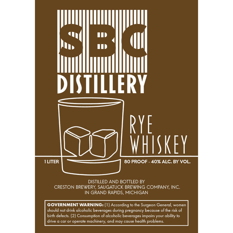 SBC Distillery Rye Whiskey - Goro&