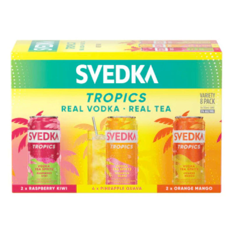 SVEDKA Tropics Vodka Tea Spritz Variety 8PK - Goro&