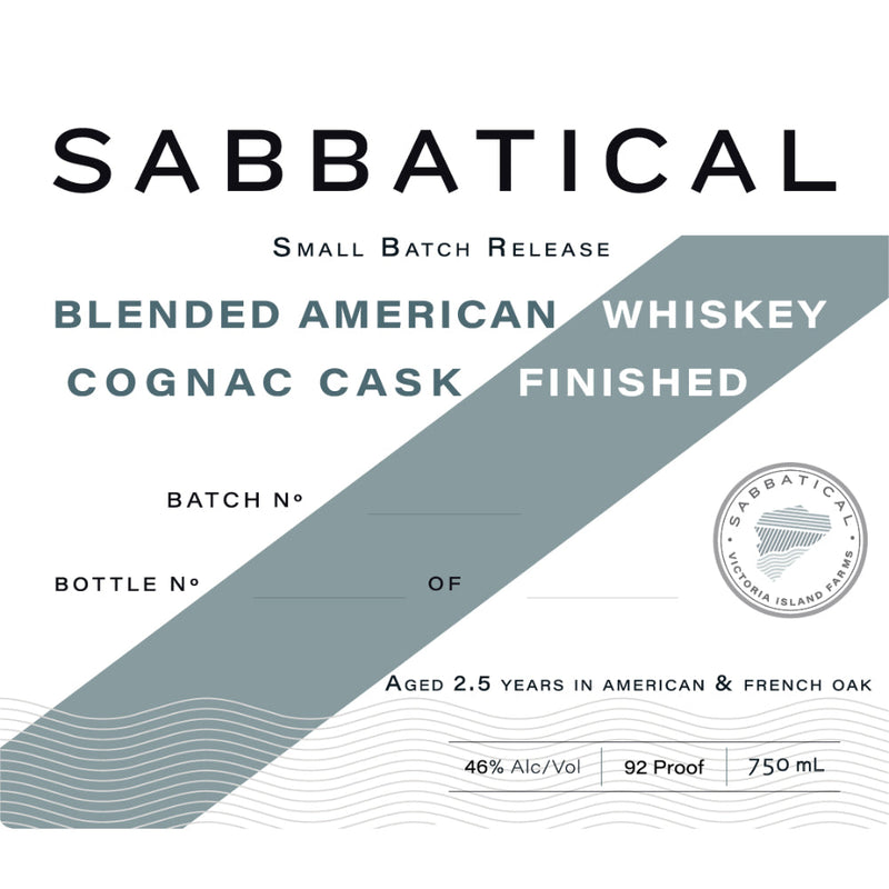 Sabbatical Cognac Cask Finished Blended American Whiskey - Goro&