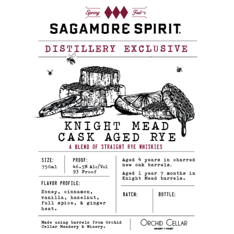 Sagamore Spirit Distillery Exclusive Knight Mead Cask Aged Rye - Goro&