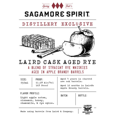 Sagamore Spirit Laird Cask Aged Rye - Goro's Liquor
