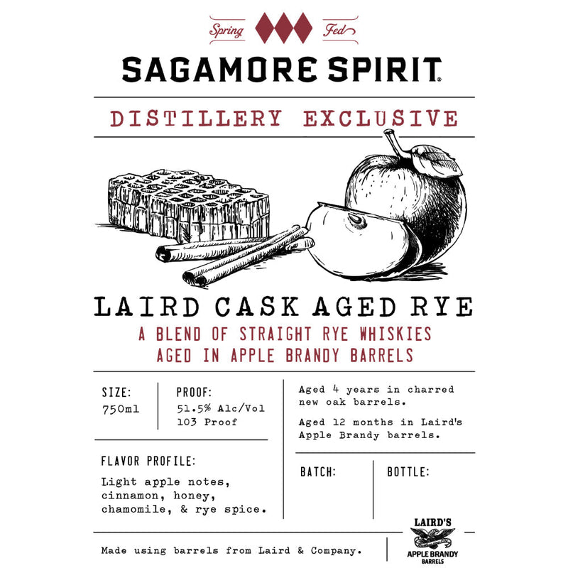 Sagamore Spirit Laird Cask Aged Rye - Goro&