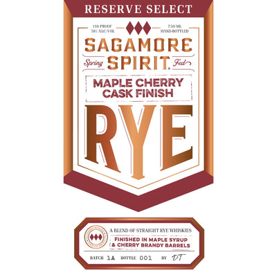 Sagamore Spirit Maple Cherry Cask Finish Rye - Goro's Liquor