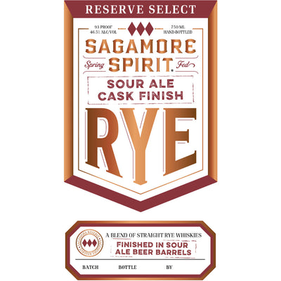 Sagamore Spirit Reserve Select Sour Ale Cask Finish Rye - Goro's Liquor
