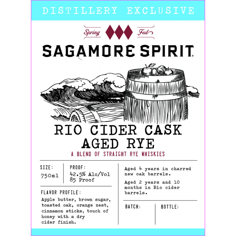 Sagamore Spirit Rio Cider Cask Aged Rye - Goro&