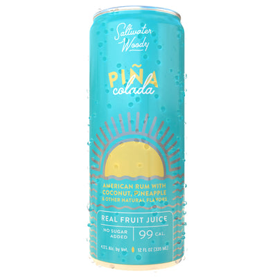 Saltwater Woody Piña Colada Canned Cocktail - Goro's Liquor