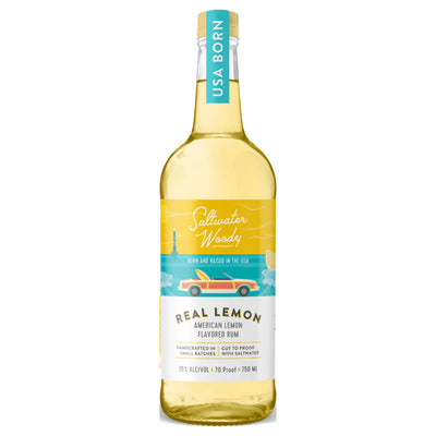 Saltwater Woody Real Lemon Flavored Rum 1L - Goro's Liquor