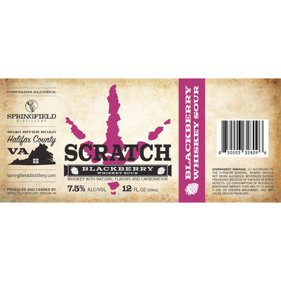 Scratch Blackberry Whiskey Sour - Goro's Liquor