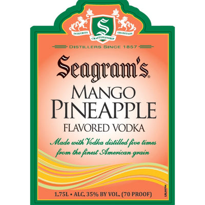 Seagram's Mango Pineapple Vodka 1.75L - Goro's Liquor