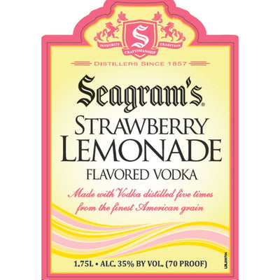 Seagram’s Strawberry Lemonade Vodka 1.75L - Goro's Liquor