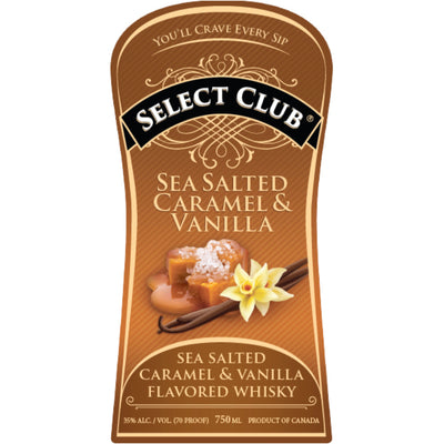 Select Club Sea Salted Caramel & Vanilla Whiskey - Goro's Liquor