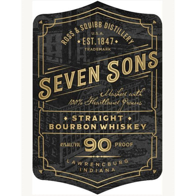 Seven Sons Straight Bourbon Whiskey - Goro's Liquor
