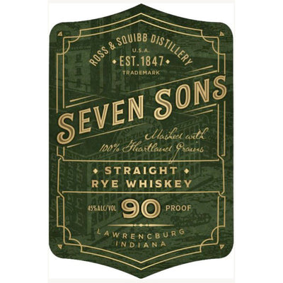 Seven Sons Straight Rye Whiskey - Goro's Liquor