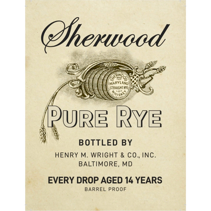 Sherwood Pure Rye 14 Year Old - Goro&