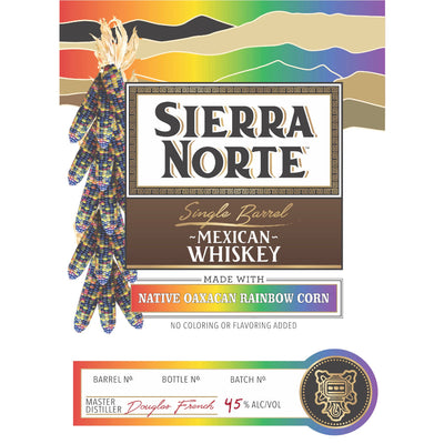 Sierra Norte Single Barrel Rainbow Corn Mexican Whiskey - Goro's Liquor