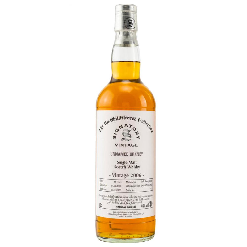 Signatory The Un-Chillfiltered Collection 14 Year Old Unnamed Orkney 2006 - Goro&