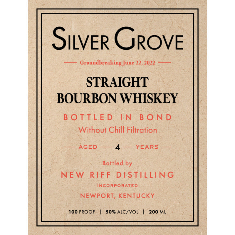 Silver Grove Bottled in Bond Straight Bourbon - Goro&