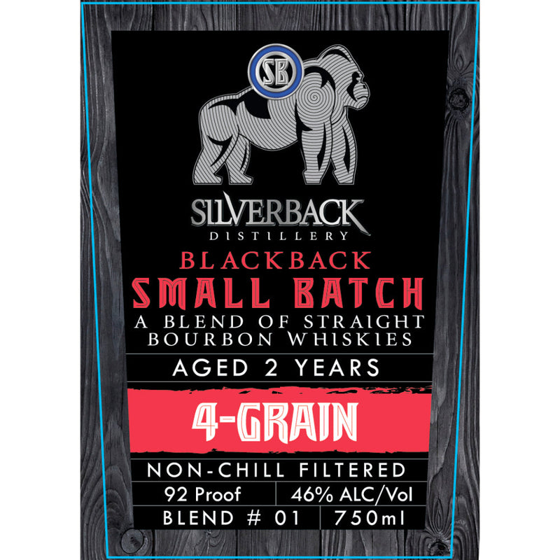 Silverback Blackback 4 Grain Blended Bourbon - Goro&