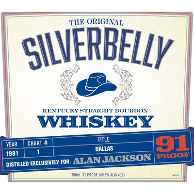 Silverbelly Bourbon By Alan Jackson - Dallas Year 1991 - Goro's Liquor