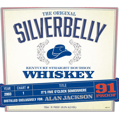 Silverbelly Bourbon By Alan Jackson - It’s Five O’Clock Somewhere Year 2003 - Goro's Liquor