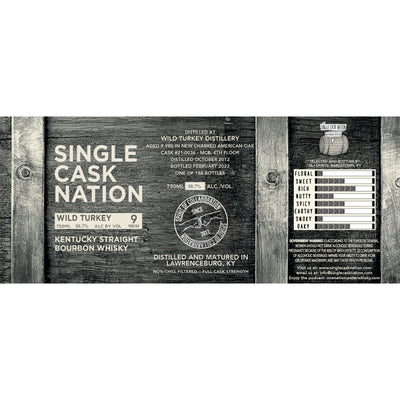 Single Cask Nation Wild Turkey 9 Year Old Bourbon - Goro's Liquor