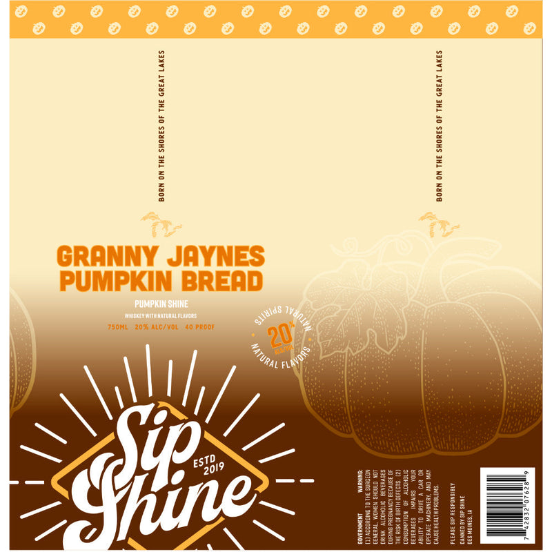 Sip Shine Granny Jaynes Pumpkin Bread - Goro&