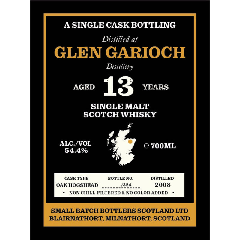 Small Batch Bottlers Glen Garioch 13 Year Old - Goro&