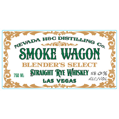 Smoke Wagon Blender’s Select Straight Rye Whiskey - Goro's Liquor