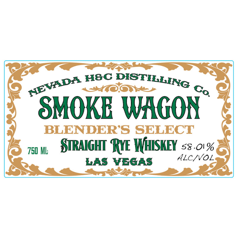 Smoke Wagon Blender’s Select Straight Rye Whiskey - Goro&