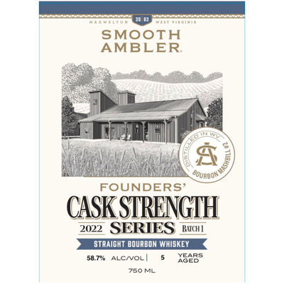 Smooth Ambler 2022 Founder’s Cask Strength Series Bourbon Batch 1 - Goro's Liquor