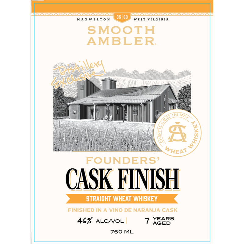 Smooth Ambler Founders’ Cask Finish Straight Wheat Whiskey - Goro&