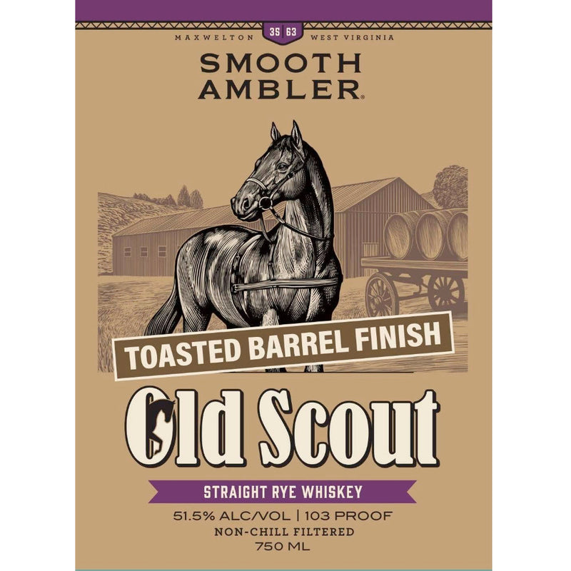 Smooth Ambler Old Scout Toasted Barrel Finish Straight Rye - Goro&