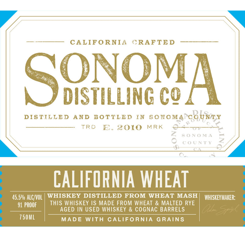 Sonoma California Wheat Whiskey - Goro&