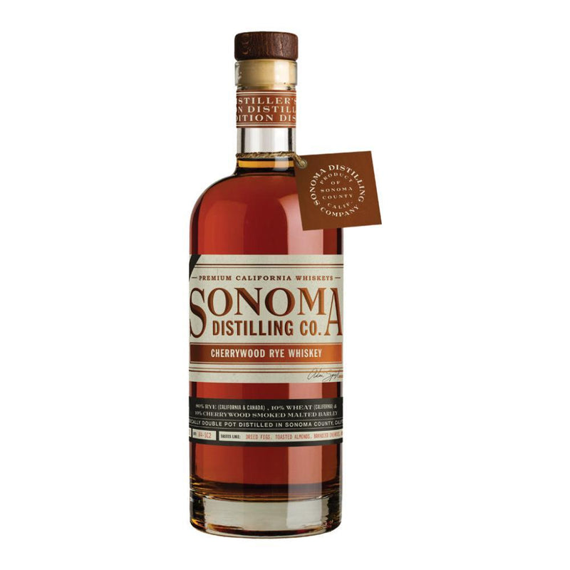 Sonoma Cherrywood Rye Whiskey Rye Whiskey Sonoma Distilling Company 