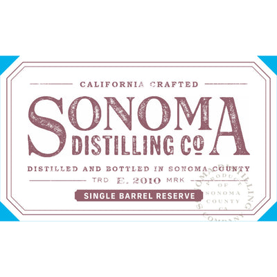 Sonoma Single Barrel Reserve Straight Bourbon Finished in Red Wine Barrels - Goro's Liquor