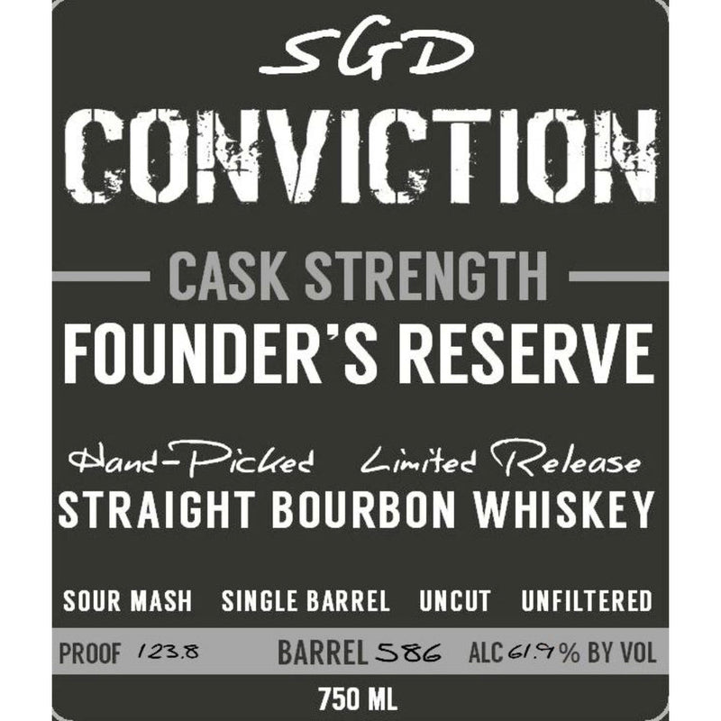 Southern Grace Conviction Cask Strength Founder’s Reserve Bourbon - Goro&