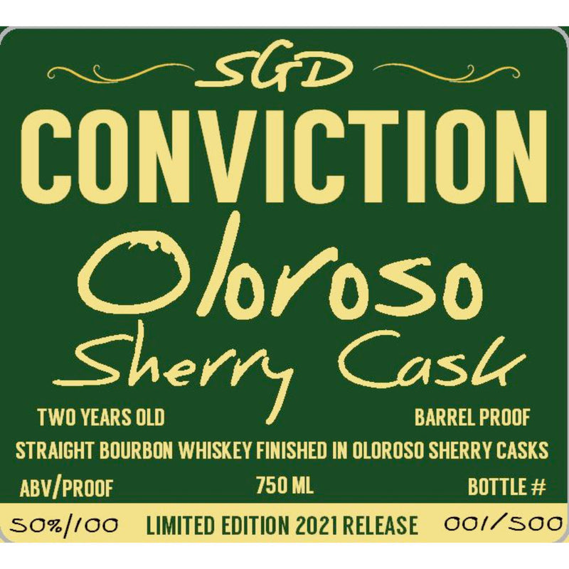 Southern Grace Conviction Oloroso Sherry Cask Finished Bourbon 2021 - Goro&