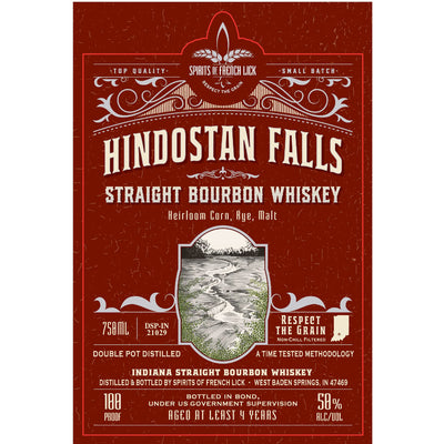 Spirits of French Lick Hindostan Falls Bourbon - Goro's Liquor