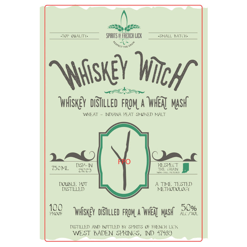 Spirits of French Lick Whiskey Witch - Goro&