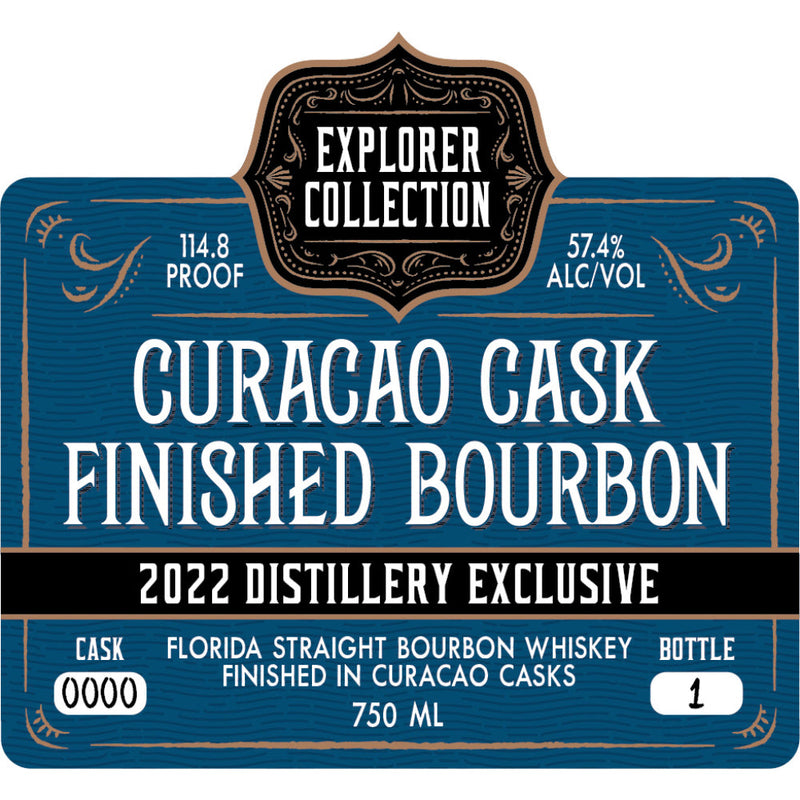 St. Augustine Explorer Collection Curacao Cask Finished Bourbon - Goro&