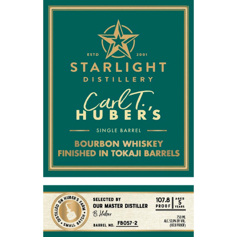 Starlight 5 Year Old Bourbon Finished In Tokaji Barrels - Goro&