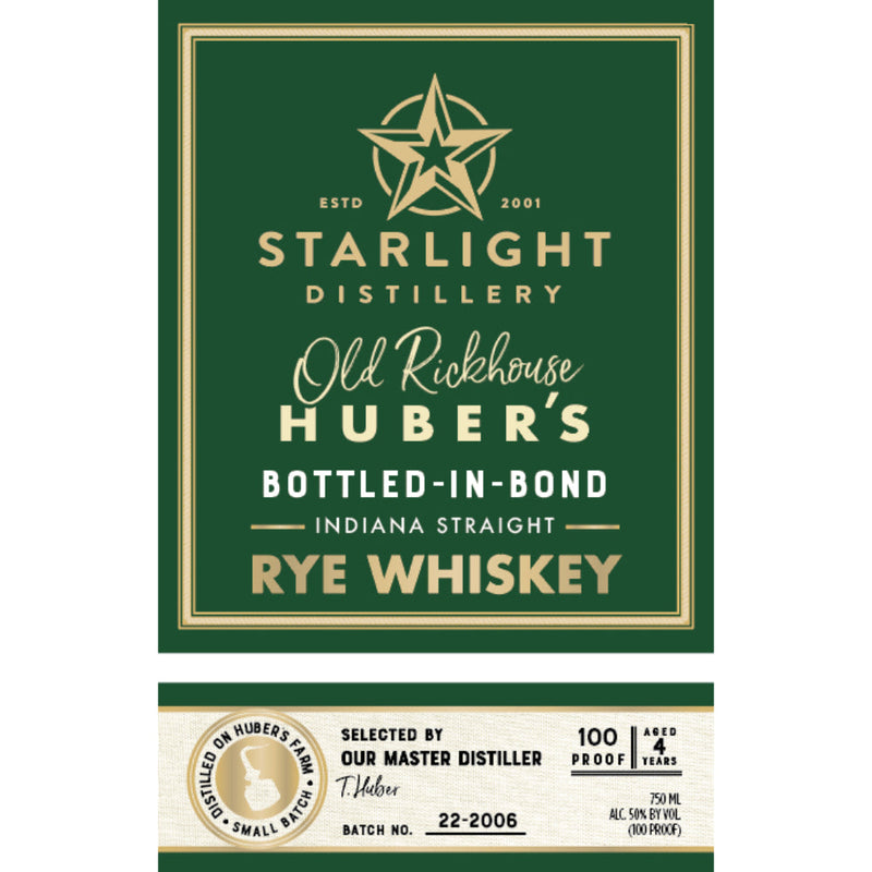 Starlight Bottled in Bond Straight Rye Whiskey - Goro&